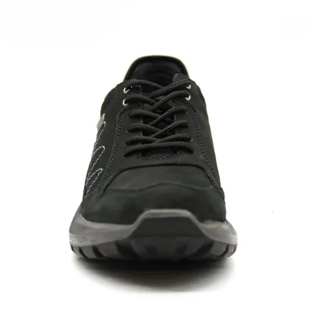 Chaussures basses Ayoka Dick noires cuir imperméable confort Chaussures basses Ayoka Dick noires cuir imperméable confort