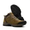 Chaussures Ayoka Merano marron kaki rando cuir toile tige haute Chaussures Ayoka Merano marron kaki rando cuir toile tige haute