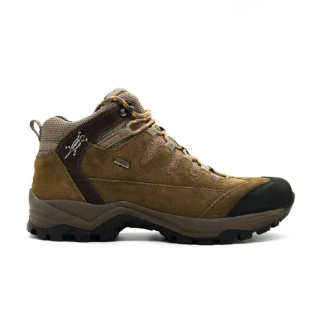 Chaussures Ayoka Merano marron kaki rando cuir toile tige haute Chaussures Ayoka Merano marron kaki rando cuir toile tige haute