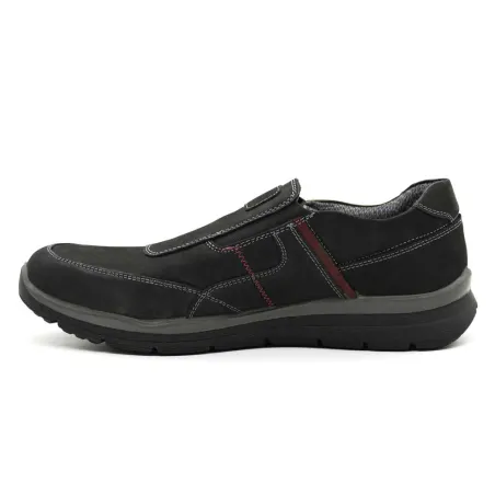 Chaussures Ayoka Drill noires sans lacets cuir imperméable Chaussures Ayoka Drill noires sans lacets cuir imperméable