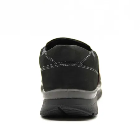 Chaussures Ayoka Drill noires sans lacets cuir imperméable Chaussures Ayoka Drill noires sans lacets cuir imperméable