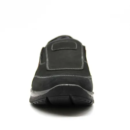 Chaussures Ayoka Drill noires sans lacets cuir imperméable Chaussures Ayoka Drill noires sans lacets cuir imperméable