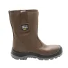 Pack bottes sécurité Alask S3 marron acier cuir antistatique Pack bottes sécurité Alask S3 marron acier cuir antistatique