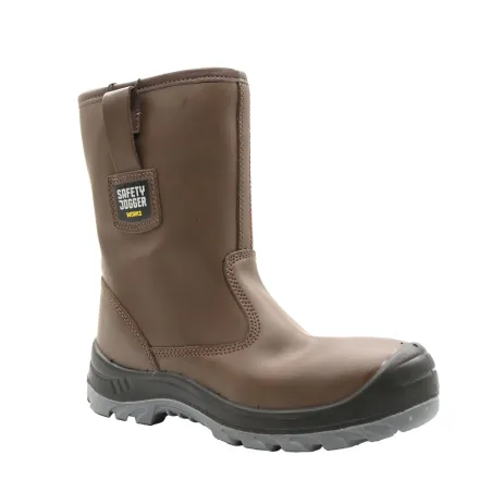 Pack bottes sécurité Alask S3 marron acier cuir antistatique Pack bottes sécurité Alask S3 marron acier cuir antistatique