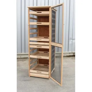 Garde-manger en bois 150 cm – Fruitier & légumier grande capacité | Ducatillon