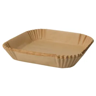 Papiers cuisson pour airfryer 20 x 20 x 5 cm – Lot de 50 | Ducatillon