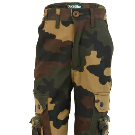 Pantalon enfant treillis 6 poches coton camo 6 à 14 ans Pantalon enfant treillis 6 poches coton camo 6 à 14 ans