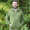Blouson polaire broderie canard 2 poches polyester kaki M à 3XL Blouson polaire broderie canard 2 poches polyester kaki M à 3XL