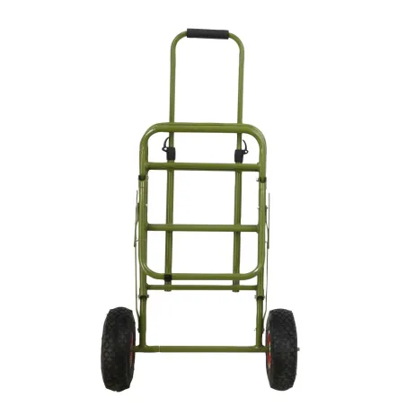 Chariot de transport pliable acier roues gonflables