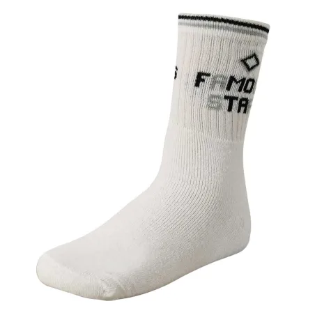 Lot de 3 paires de chaussettes sport coton blanches