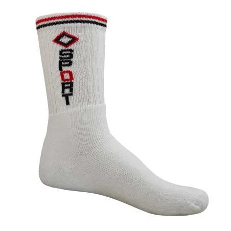 Lot de 3 paires de chaussettes sport coton blanches