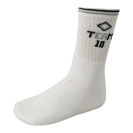 Lot de 3 paires de chaussettes sport coton blanches