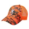 Casquette chasse digi blaze coton polyester orange noir