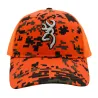 Casquette chasse digi blaze coton polyester orange noir