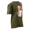 T-shirt enfant scène de chasse 100% coton kaki 6 à 12 ans T-shirt enfant scène de chasse 100% coton kaki 6 à 12 ans