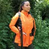 Veste femme Stronger 6 poches polyester Oxford orange XS à 2XL