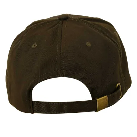 Casquette confort brodé sanglier tissu respirant marron Casquette confort brodé sanglier tissu respirant marron