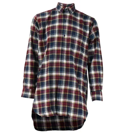 Chemise à carreaux Tanouk flanelle coton rouge bleu S à 4XL Chemise à carreaux Tanouk flanelle coton rouge bleu S à 4XL