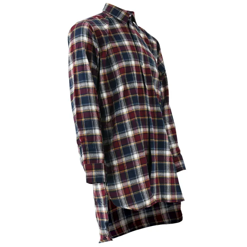 Chemise à carreaux en flanelle Noir/rouge XXL