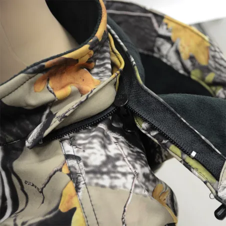 Veste Softshell enfant Buffalo 3 poches camo feuille 8 à 14 ans Veste Softshell enfant Buffalo 3 poches camo feuille 8 à 14 ans