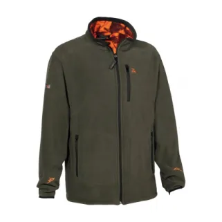 Blouson polaire réversible Pro Hunt polyester kaki/blaze S à 4XL