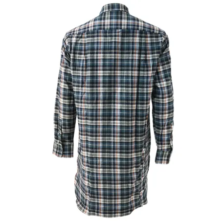 Chemise Tanouk flanelle 100% coton bleu marine S à 4XL Chemise Tanouk flanelle 100% coton bleu marine S à 4XL