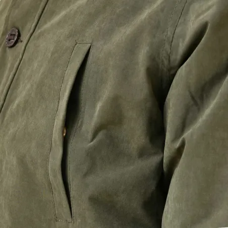 Parka homme déperlante Highland 4 poches polyester kaki S à 3XL Parka homme déperlante Highland 4 poches polyester kaki S à 3XL