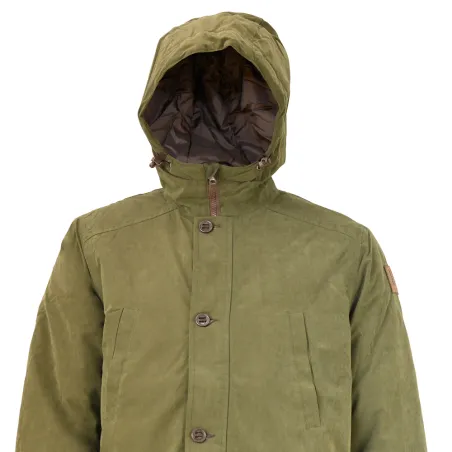 Parka homme déperlante Highland 4 poches polyester kaki S à 3XL Parka homme déperlante Highland 4 poches polyester kaki S à 3XL
