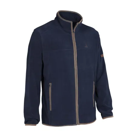 Blouson polaire Scotland 4 poches polyuréthane marine S à 4XL