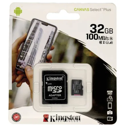 Carte MicroSD 32G Kingston DS Class 4 11x15x1mm Carte MicroSD 32G Kingston DS Class 4 11x15x1mm