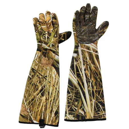 Gants longs d'Attelage néoprène camo L60cm ep 3,5mm Gants longs d'Attelage néoprène camo L60cm ep 3,5mm
