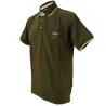 Polo brodé sanglier manches courtes coton piqué kaki S à 3XL Polo brodé sanglier manches courtes coton piqué kaki S à 3XL
