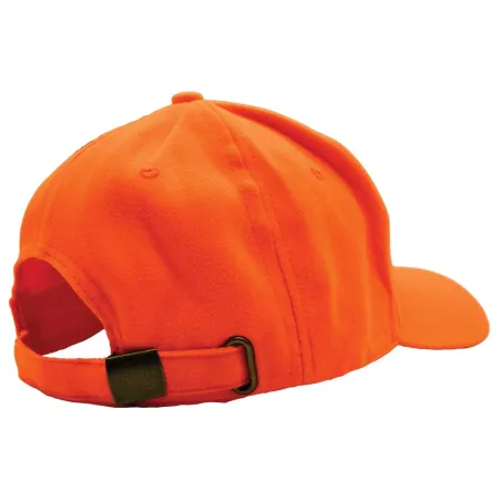 Casquette confort brodé sanglier tissu respirant orange Casquette confort brodé sanglier tissu respirant orange