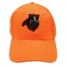 Casquette confort brodé sanglier tissu respirant orange Casquette confort brodé sanglier tissu respirant orange