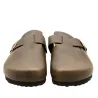 Sabots ouverts Pinosol confort synthéthique effet cuir marron 41 à 46 Sabots ouverts Pinosol confort synthéthique effet cuir marron 41 à 46