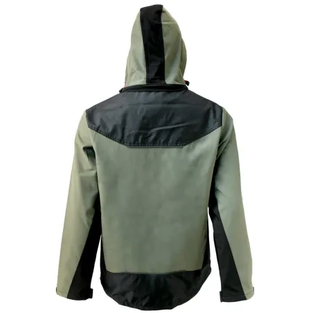 Blouson Softshell River polaire polyester kaki noir M à 3XL