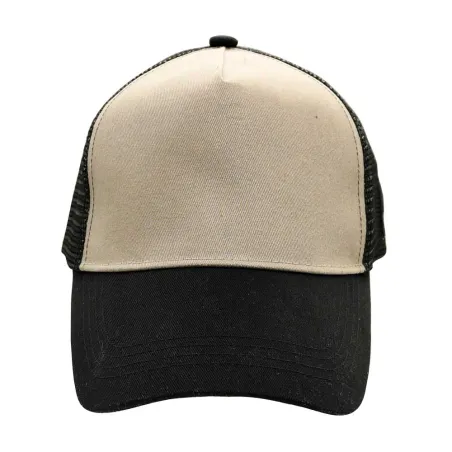 Casquette Capitole coton polyester respirant réglable gris noir