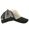 Casquette Capitole coton polyester respirant réglable gris noir