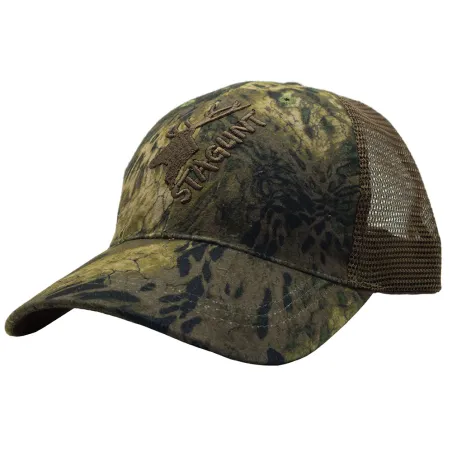 Casquette STAGUNT brodée polyester camo Wild Cap kaki