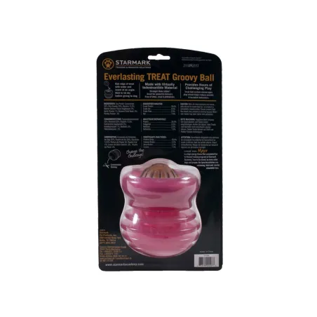Jeu chien Starmark Treat Groovy Ball 3 tailles Jeu chien Starmark Treat Groovy Ball 3 tailles