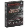 Boite de 10 cartouches Super Speed bourre jupe 12-76 50g 385m/s Boite de 10 cartouches Super Speed bourre jupe 12-76 50g 385m/s