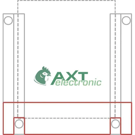 Rail de protection glissière poulailler Rail de protection glissière poulailler