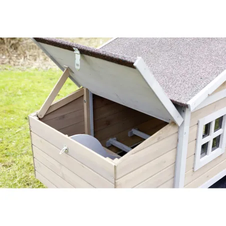 Poulailler "Grand luxe" avec renfort métallique Poulailler "Grand luxe" avec renfort métallique