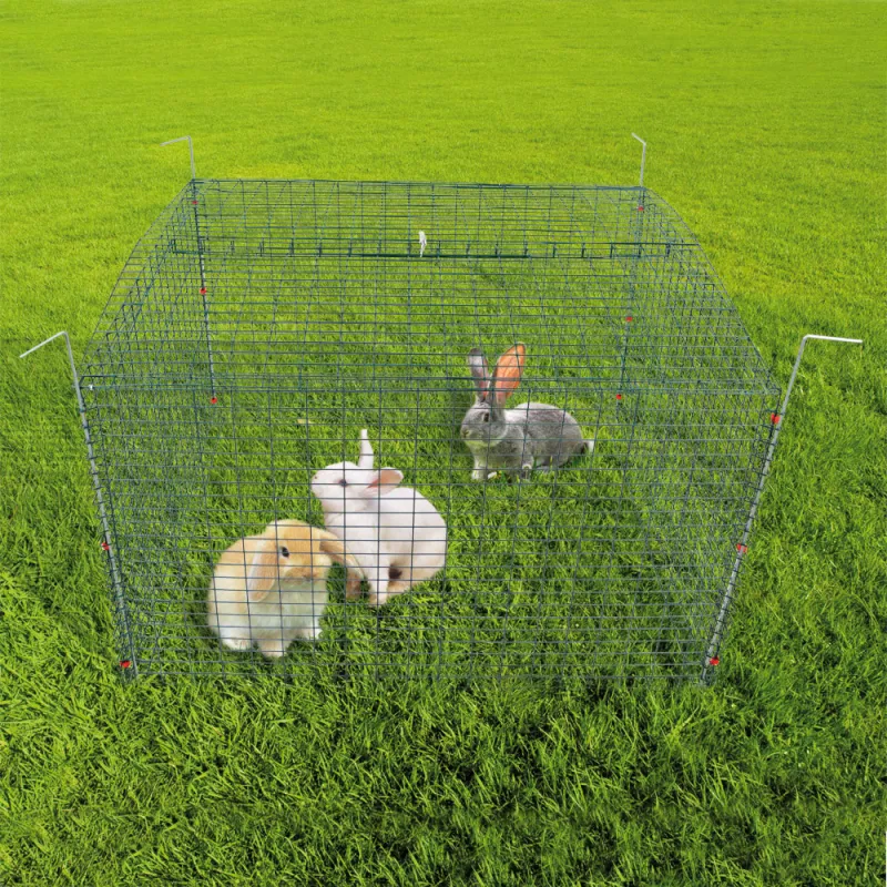 Cage repliable à pâturer volaille ou lapin Cage repliable à pâturer volaille ou lapin