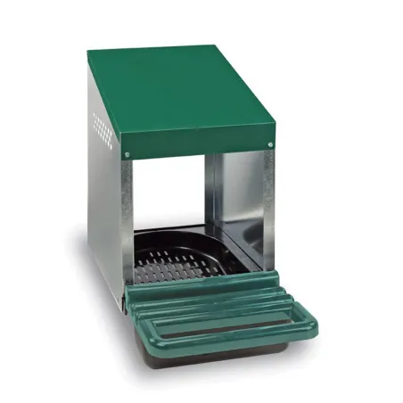 Pondoir poule Pro en tôle galvanisée 1 nid