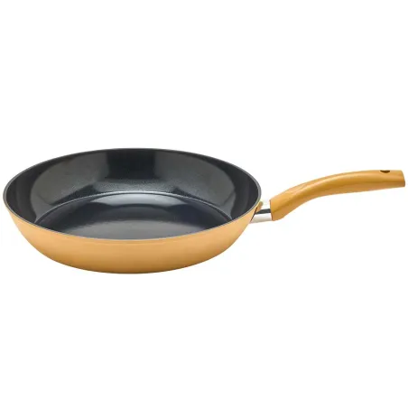 3 Poêles Vitamine Alu Forgé Ø20/24/28cm Manche Bakélite