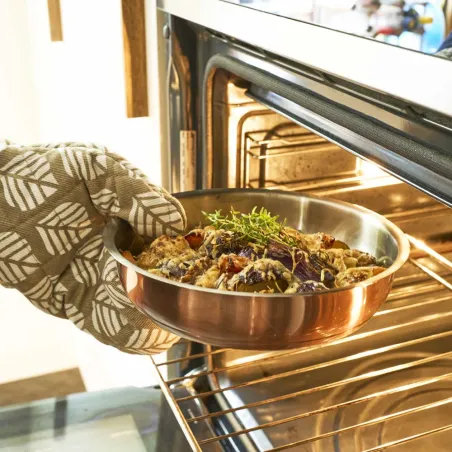 Set 3 poêles acier inox 20/24/26cm + manche amovible 496-816g