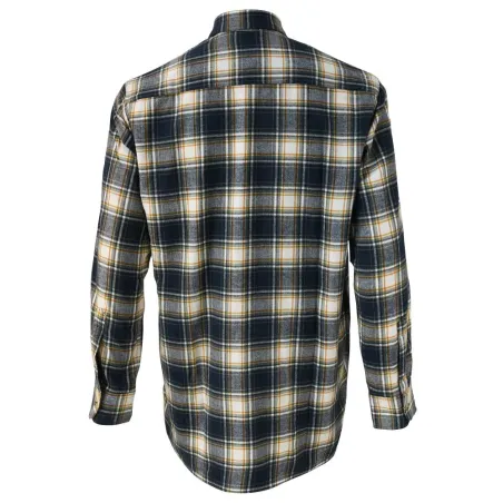 Chemise à carreaux Dolty flanelle coton bleu beige S à 4XL Chemise à carreaux Dolty flanelle coton bleu beige S à 4XL