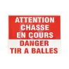 Panneau Chasse en Cours Tir à Balles Akilux 60 x 40cm