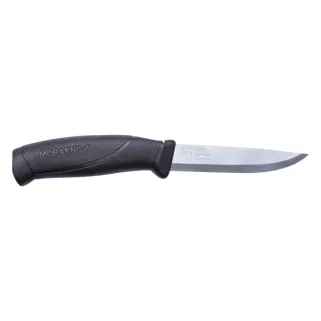 Couteau Compagnon lame acier inox 10cm avec étui polymère à clip